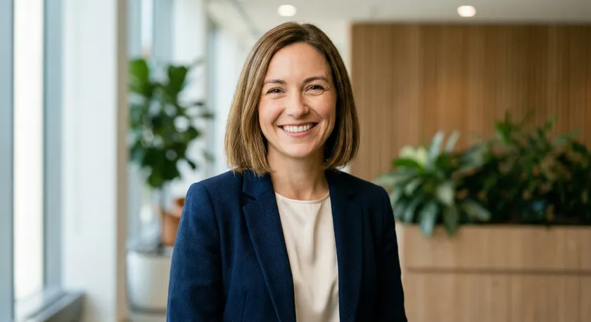 Professional smiling while using BackgroundPro